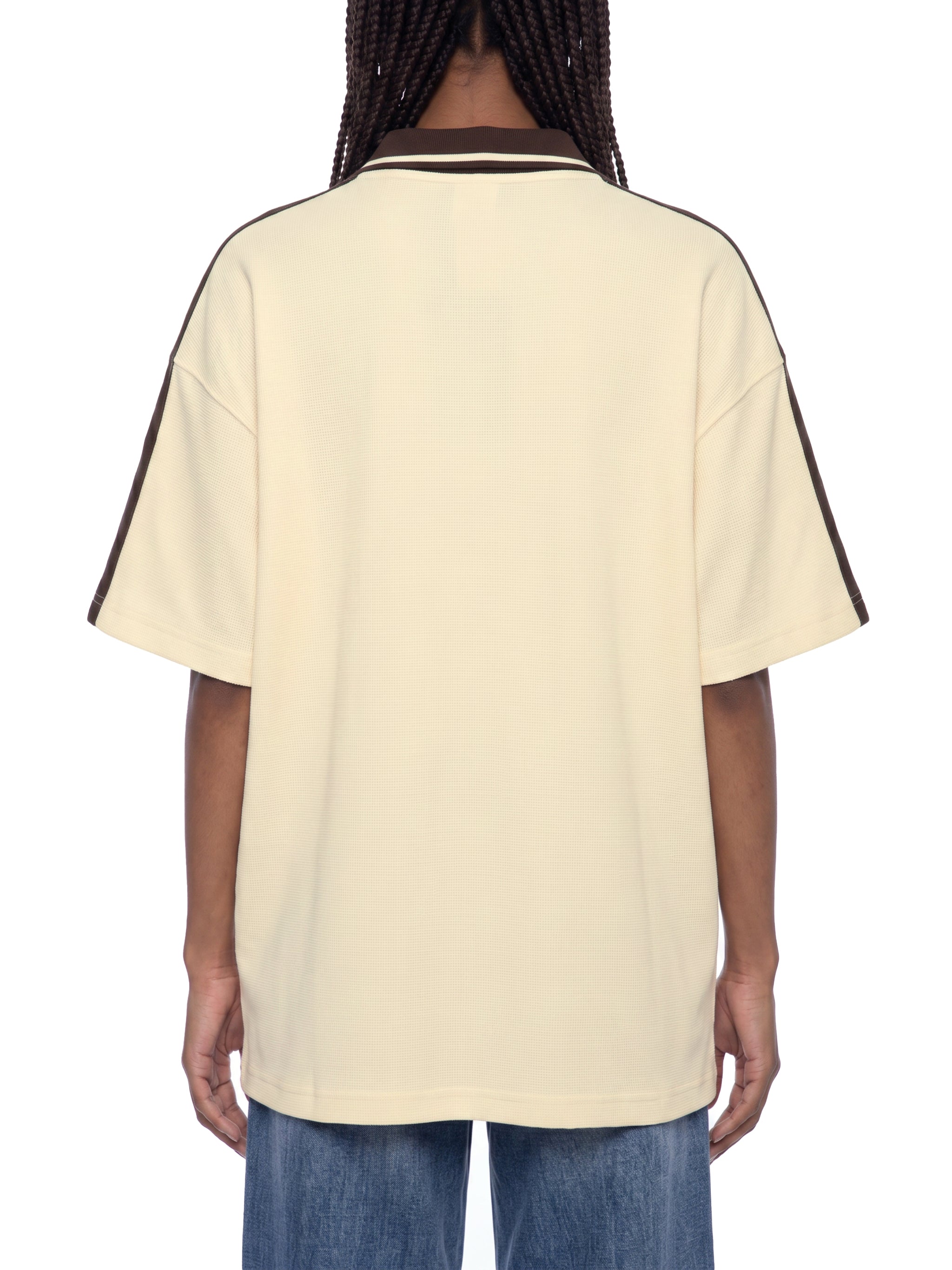 Unisex Color Block Polo Shirt