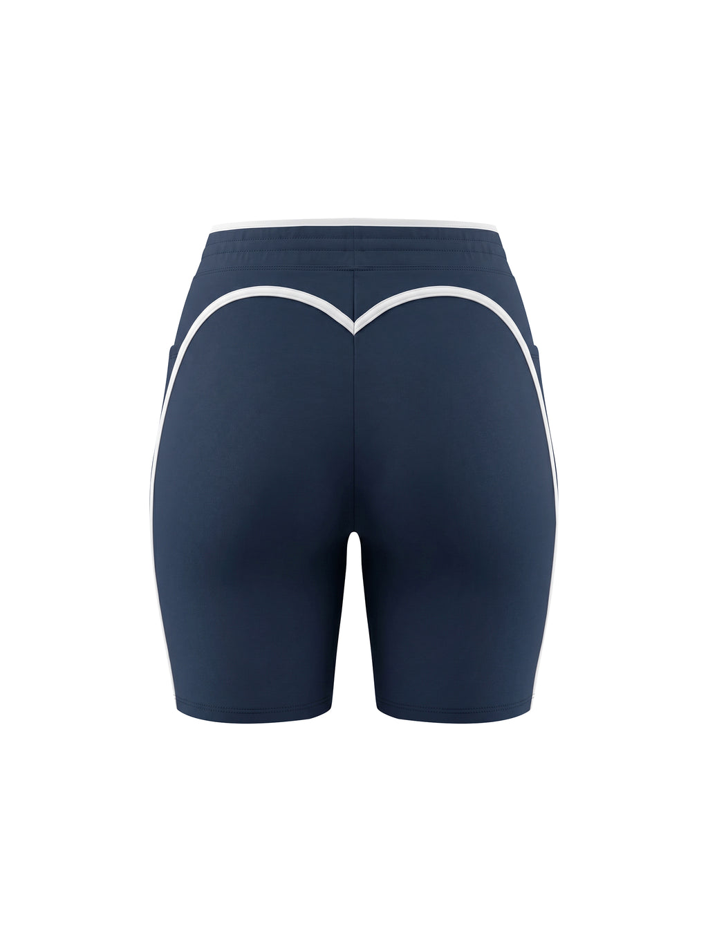 Women's High Rise Color Block Yoga Shorts