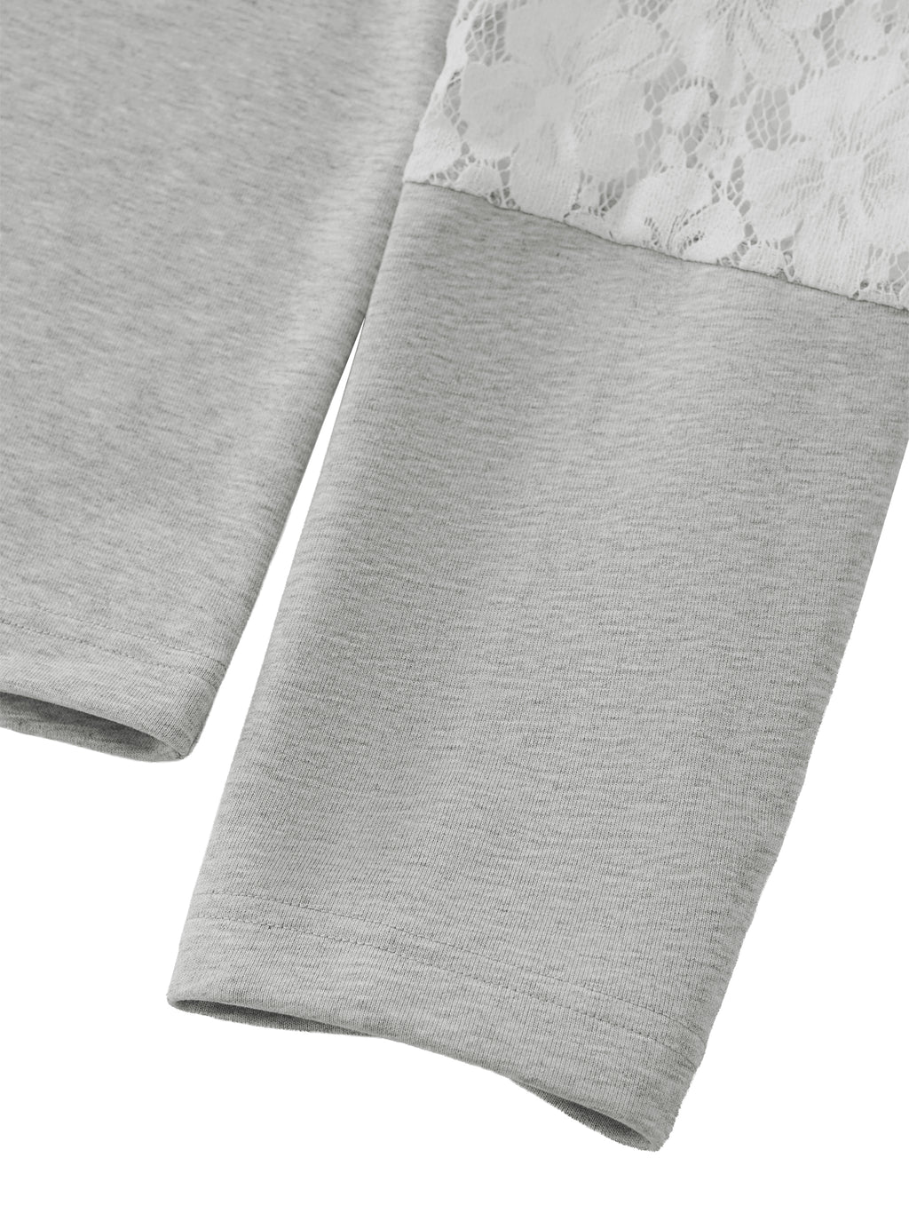 Women’s Cropped Lace-Panel Hoodie