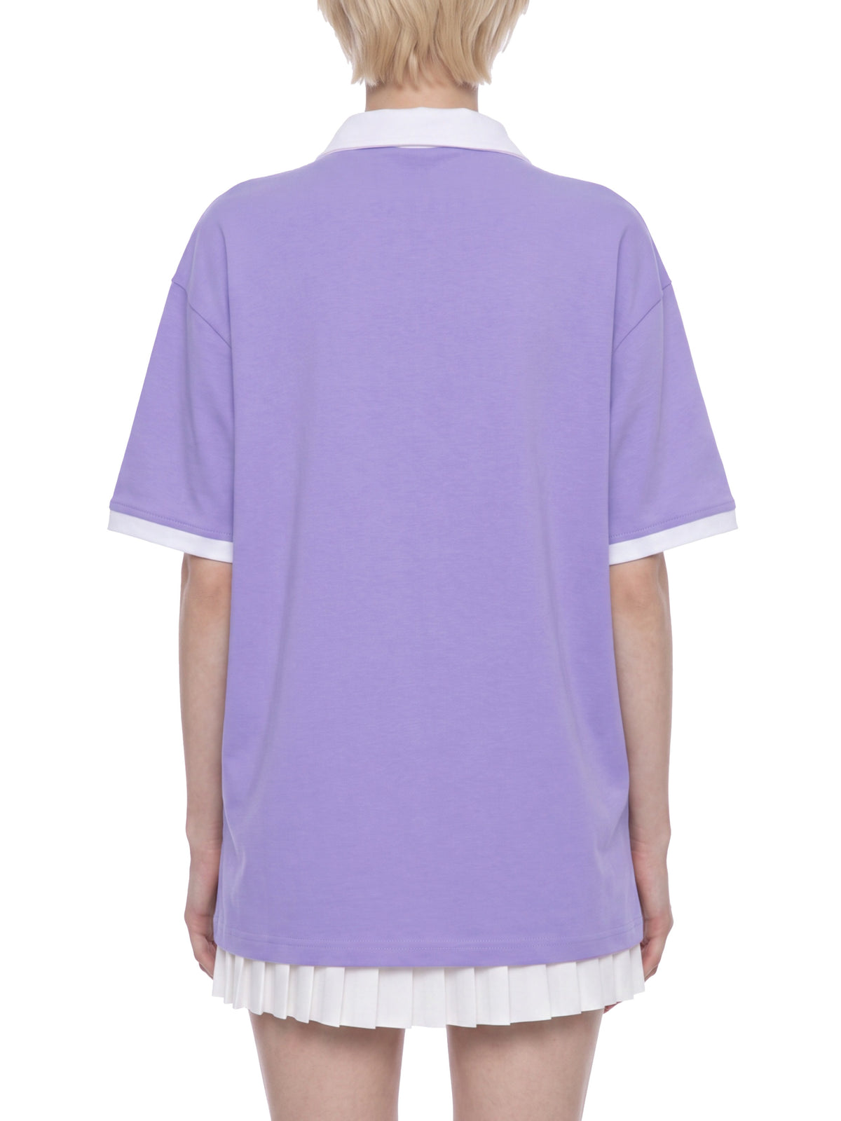 Unisex Color Block Polo Shirt