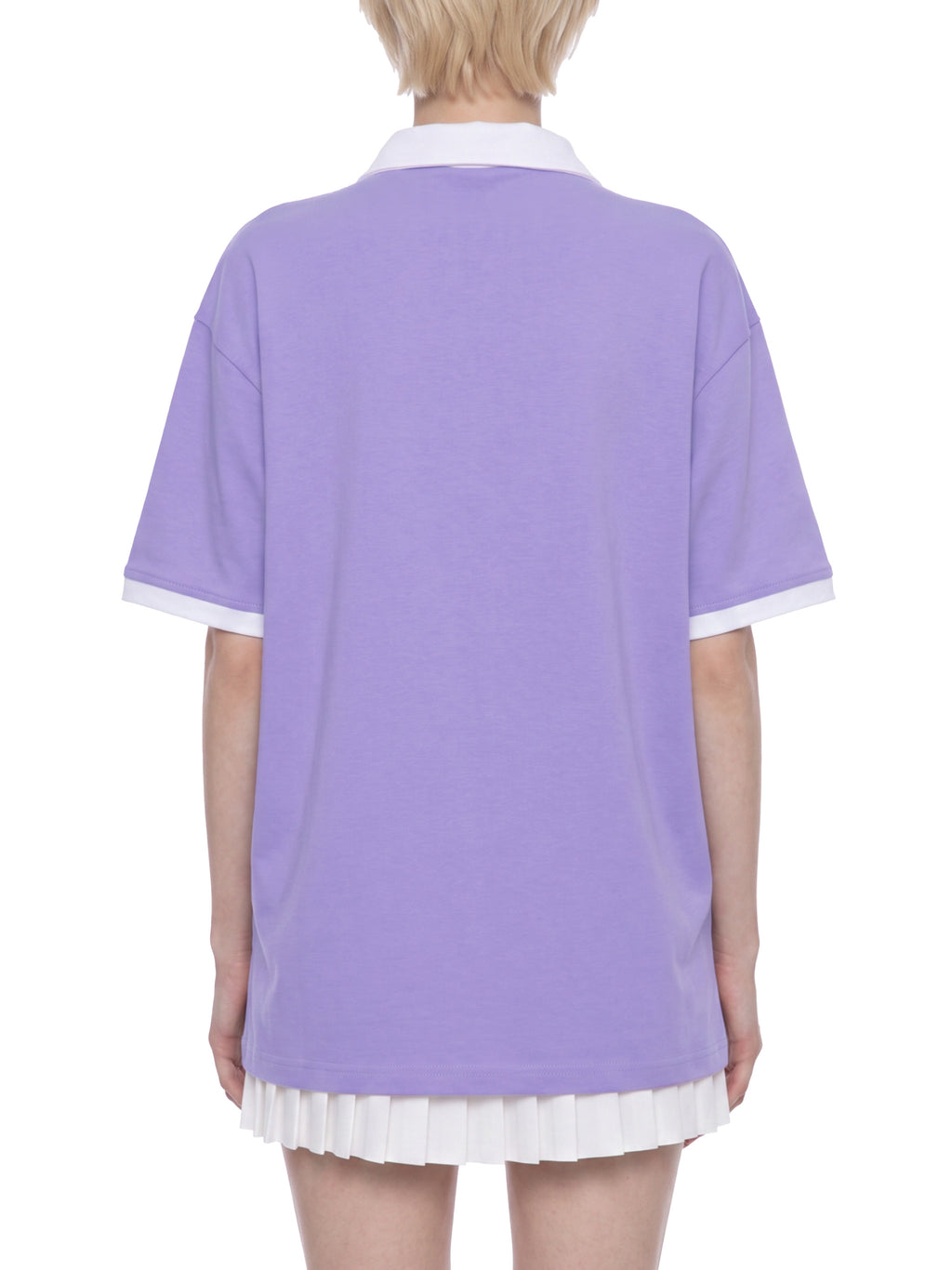 Unisex Color Block Polo Shirt